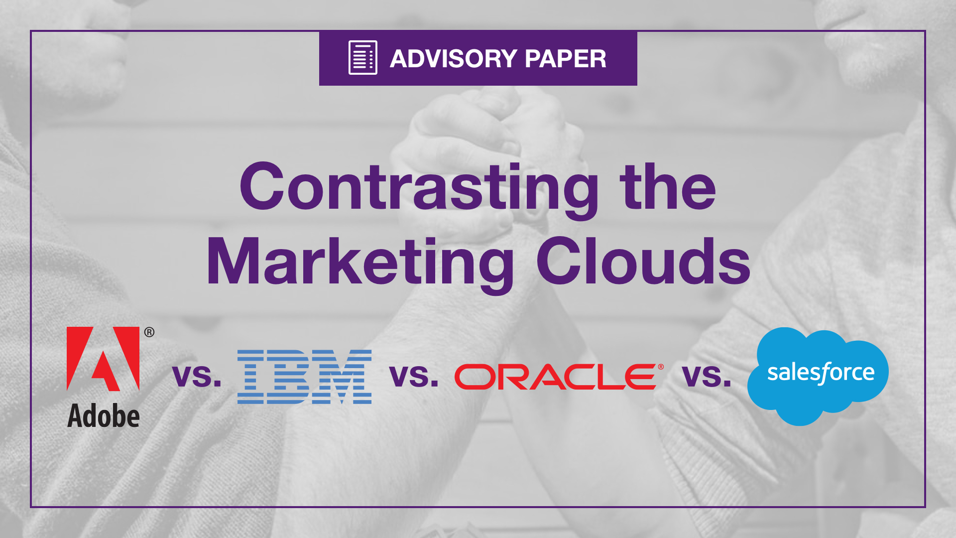 Contrasting Marketing Clouds